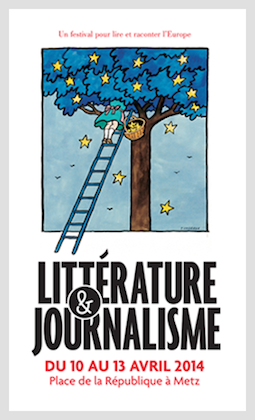 Affiche du festival Litterature et journalisme